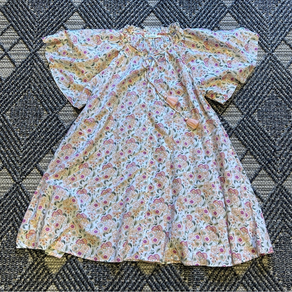Roller Rabbit Anthropologie Women's Floral Mini Dress XL